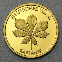 Goldmünze 20 Euro "Kastanie" 2014  Deutscher Wald (Deutschland)