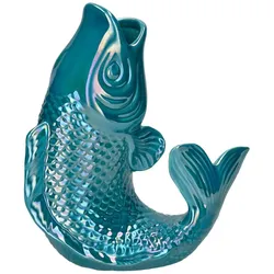 Giftcompany Mamsell Koi Fisch Vase S rainbow ocean 25cm, Serviergefässe, Blau, Mehrfarbig