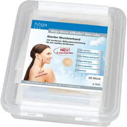 Höga-Derm Silikofix Skin Color Round 3cm Steril 50 ST