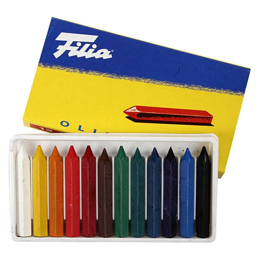 FILA Ölkreide filia mit Spitze Schachtel mit 12 Stück (12x) (794303)