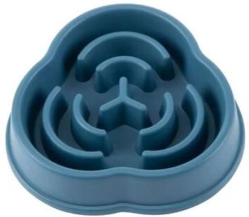 Uplifted Finds Pet Slow Food Bowl Anti Choking Feeding Bowl For Dogs And Cats blue