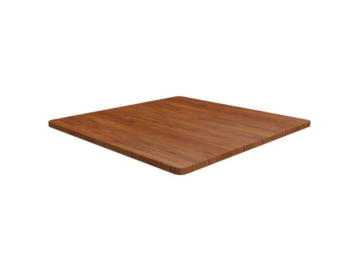 vidaXL Tischplatte vidaXL Tischplatte Quadratisch Dunkelbraun 90x90x2,5cm Eiche Behandelt