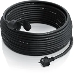 Brandson Schutzkontakt Verlängerungskabel für Outdoor 3500 W Strom Kabel für den Außenbereich / IP44 - 30m