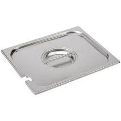 Edelstahl-Deckel mit Aussparung - GN 1/2 - Gastro M