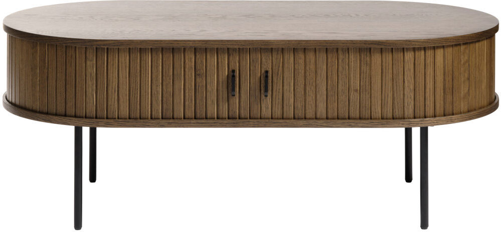 17 Stories Teneasha Coffee Table with Storage Smoked Oak