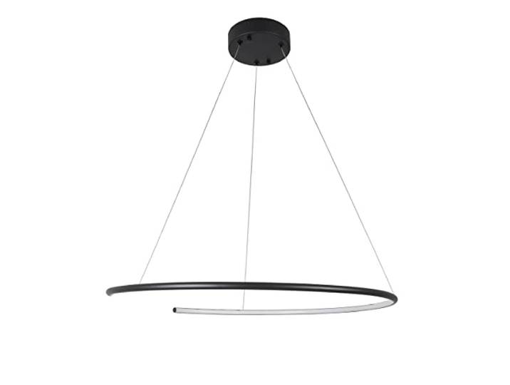 Merano Boise Integrierte LED-Pendel-Deckenleuchte Sandy Black Aluminium LED 30W 1480Lm 3000K