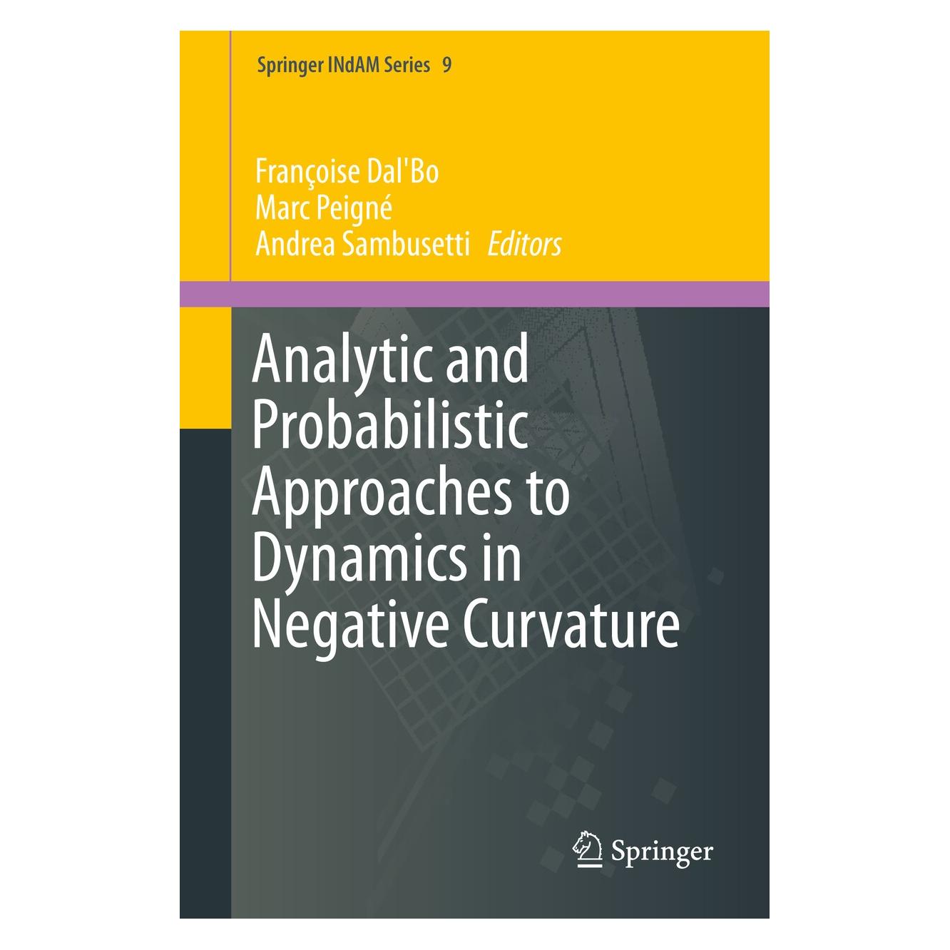 Springer Analytic and Probabilistic Approaches t (Englisch, Hardcover, Andrea Sambusetti, Françoise Dal'Bo, Marc Peigné) (9783319048062)