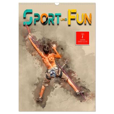 Sport und Fun (Wandkalender 2026 DIN A3 hoch), CALVENDO Monatskalender