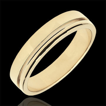 Edenly Trauring Olympia - Mitteleres Modell - Gelbgold