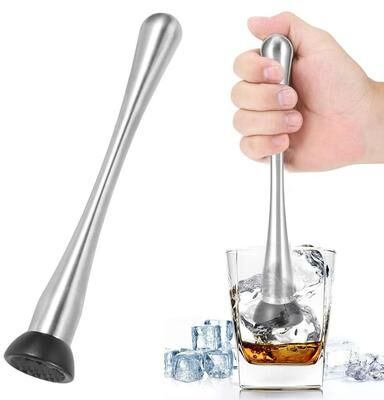Snug & Styled Premium Cocktail Smoker Hood Clear Infuser Dome Lid For Drinks, Food, And Professional Mixology Ice Pick Muddler