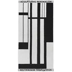 Kristina Dam Studio Minimales Handtuch schwarz mittel
