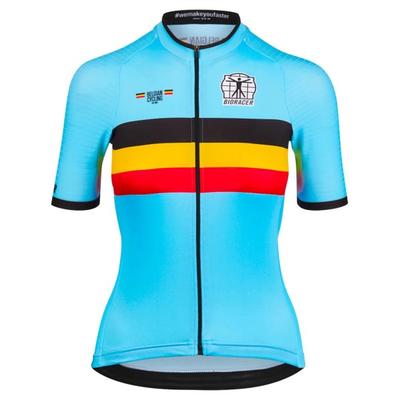 Bioracer - Women's Belgium Icon Classic Jersey - Radtrikot Gr L blau