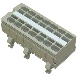 Eaton 233731 Reihenklemmenblock, 7Stk. 2,5qmm, schraubenlos, 4 Abgänge ZSD-RK7/SL/4PP