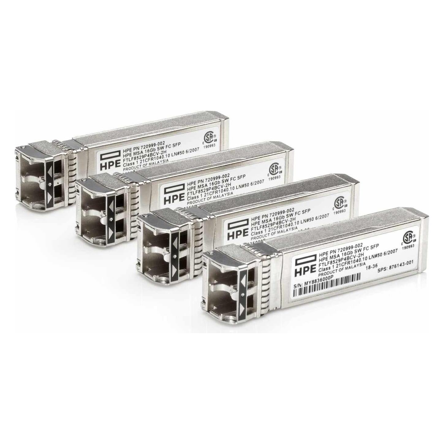 HPE MSA 32Gb SFP+ Short Wave Fibre Channel 4-pack Transceiver (S3Y23A)