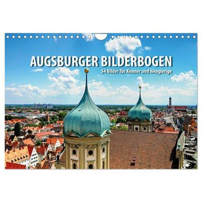 Augsburger Bilderbogen – 54 Bilder für Kenner und Neugierige (Wandkalender 2027 DIN A4 quer), CALVENDO Monatskalender