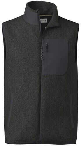 Smartwool Mens Second Cut Fleece Vest, Charcoal L