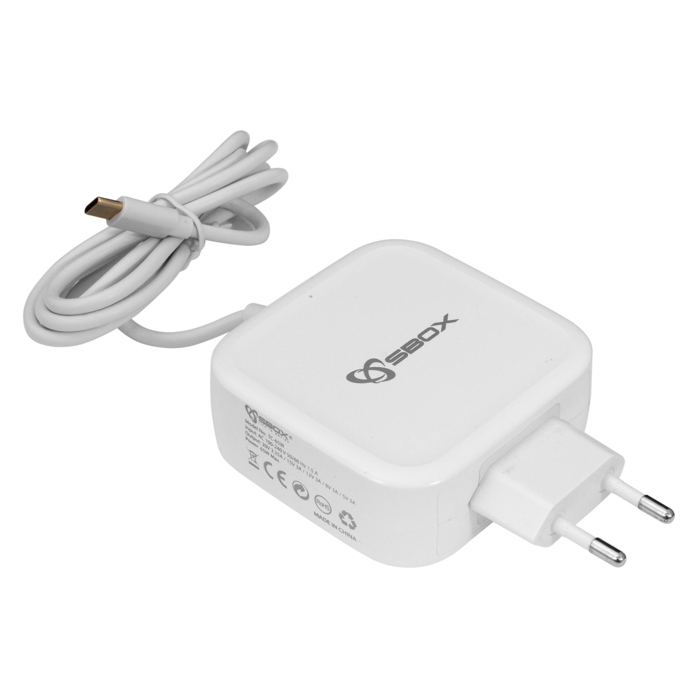 Sbox TC-65W TYPE-C 65W (65 W, 1 Port) (TC-65W)