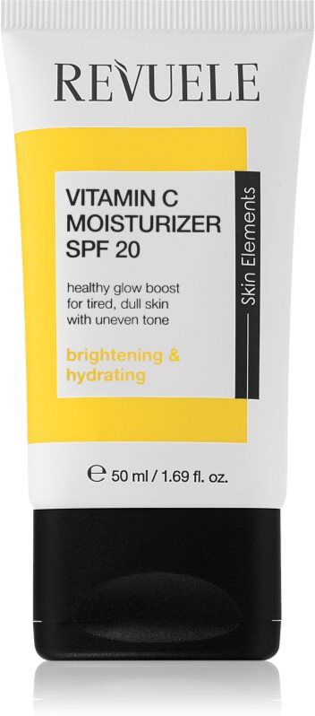 Revuele Vitamin C Moisturizer SPF 20 hydrating and illuminating face cream SPF 20 50 ml