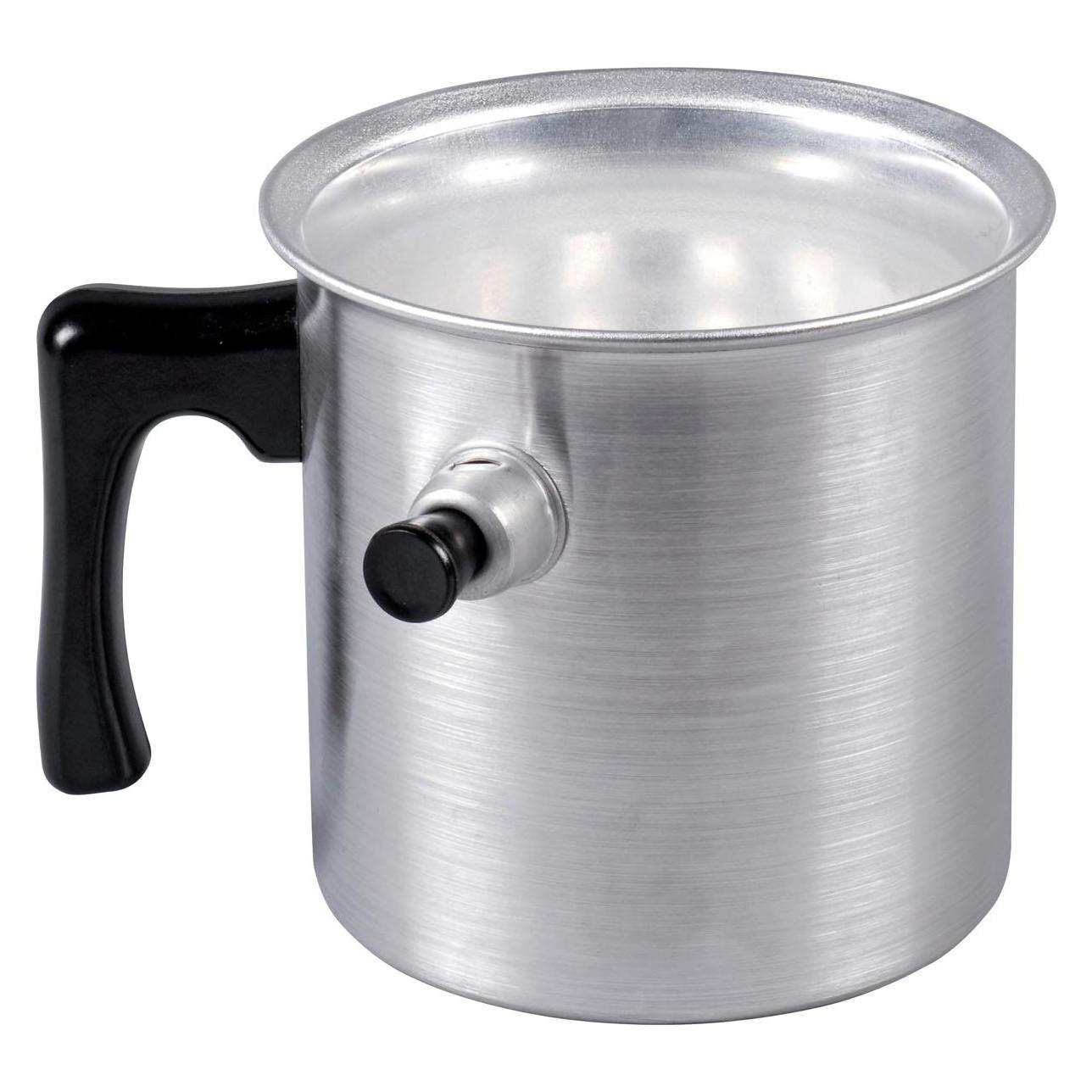 Krüger Wasserbadkocher Aluminium 1 l Ø13cm (Aluminium) (E27 102836)
