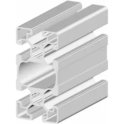 RS PRO, Profil + Stange, Alu Strebenprofil 45 x 90, 6-fach Nut 10mm, Länge 1m