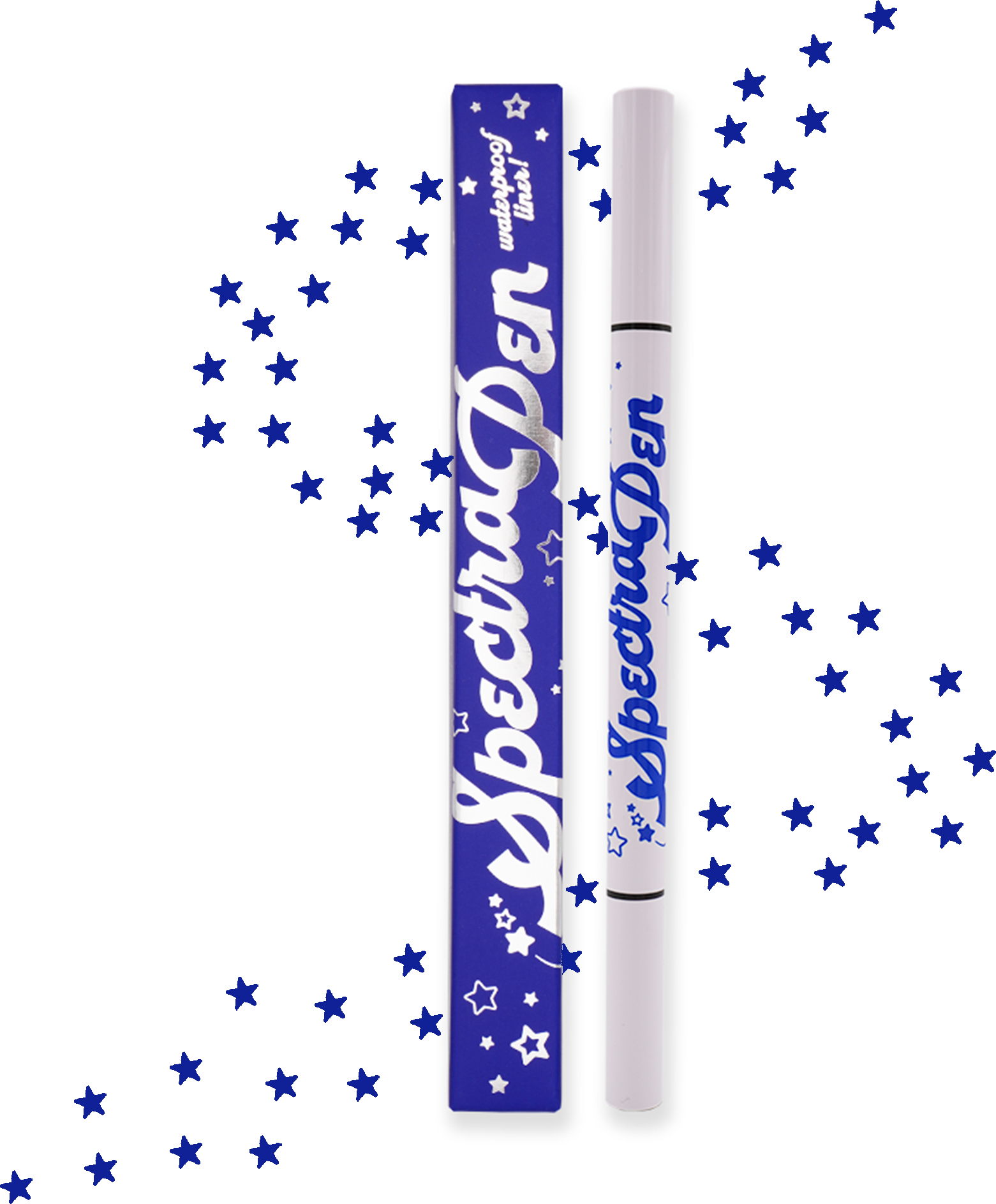 Star Dark Blue Spectra Pen - Stamp & Eyeliner Pen - Glisten Cosmetics