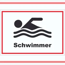HB-Druck Schwimmer Aufkleber A2 (420x594mm)