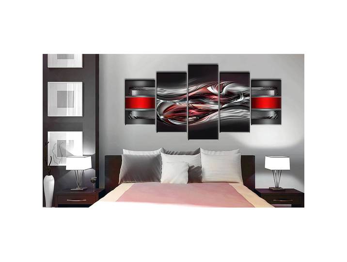 Bild A Pinch of Chilli Leinen Multicolor 100 x 50cm