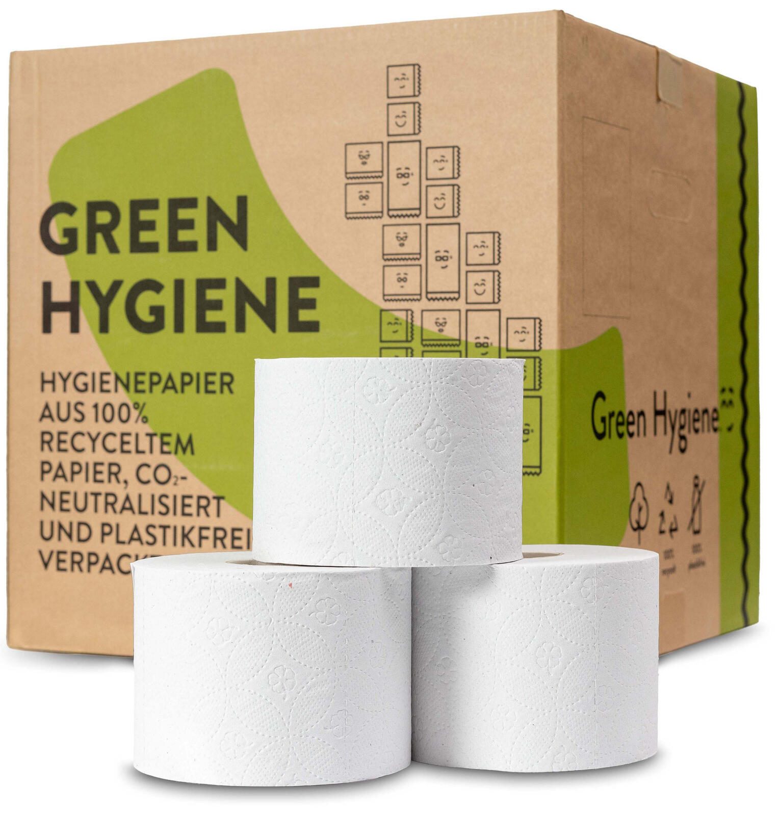 Green Hygiene® Toilettenpapier 3-lagig KORDULA