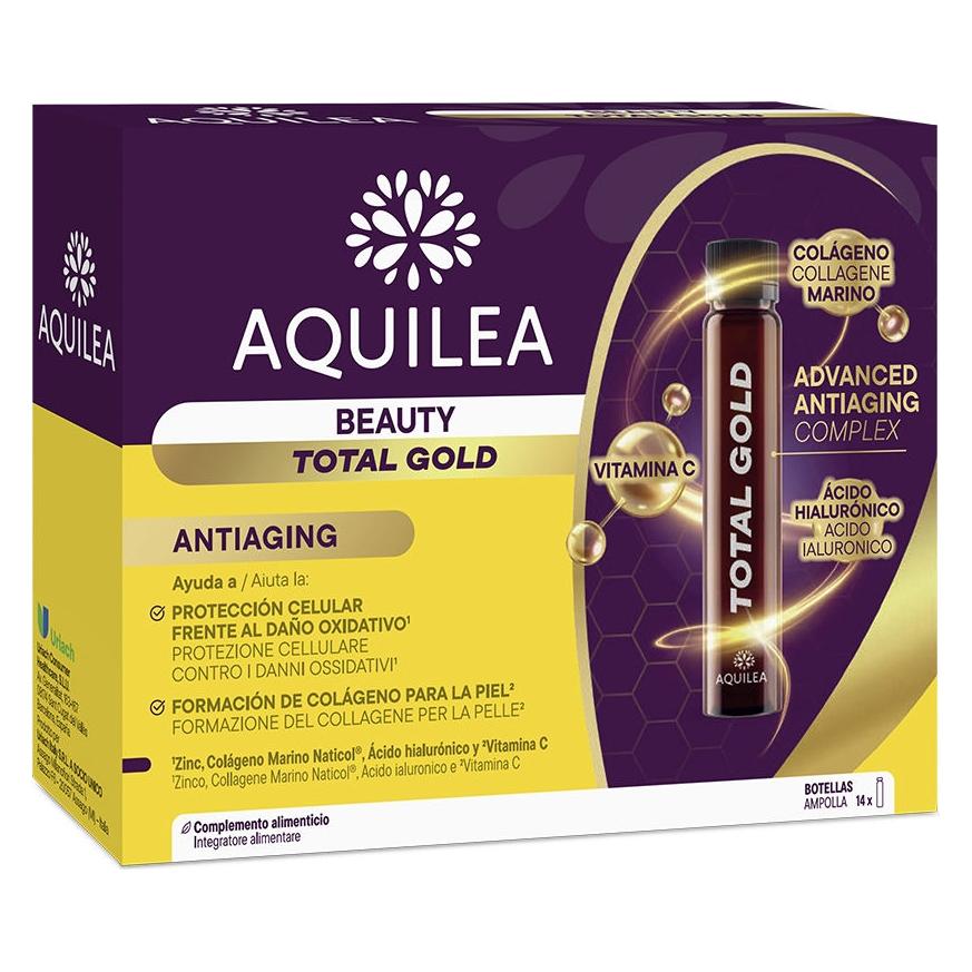 Aquilea BEAUTY TOTAL GOLD Ampullen, 14 Stück (71225945)