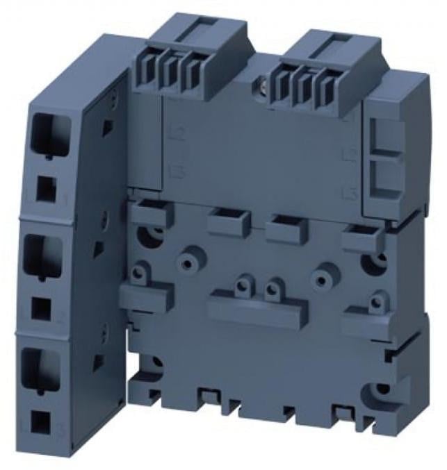 Siemens driefasige verdeelrail 3RV2917-1A met aansluiting links