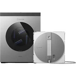 ECOVACS W3 OMNI Fensterreinigungsroboter, Grau/Weiß/Schwarz