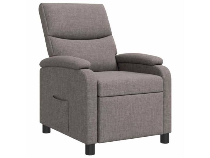 Makastle Liegesessel Taupe Stoff