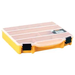 PEREL OMR10 Sortimentskasten leer mit 6 Fächern Größe 251 x 200 x 44mm