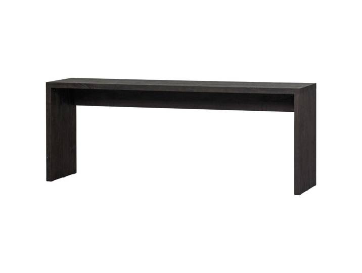 Livetastic Beistelltisch Maan, Dunkelbraun, quadratisch, Wange, 45x76x200 cm, Wohnzimmer, Wohnzimmertische, Beistelltische