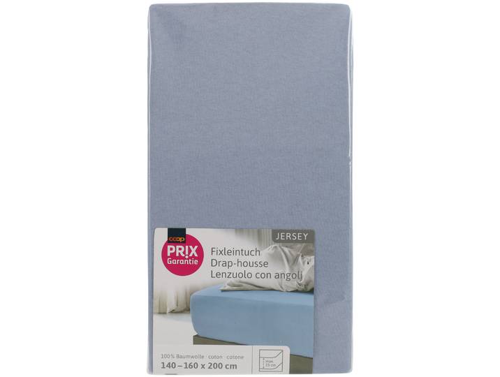 Prix Garantie Fixleintuch Jersey blau 160x200cm