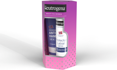 Neutrogena Coffret Mãos Anti-Age SPF20 e Lipstick