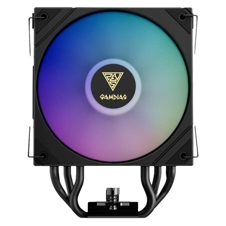 Gamdias Processor cooler Boreas M2 51D black aRGB lighting (158 mm) (66496063)