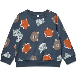 Tchibo - Kinder-Sweatshirt mit angerauter Innenseite - Gr. 110/116 - dunkelblau