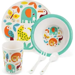 Rex London, Kindergeschirr + Kinderbesteck, Wild Wonders (x5)