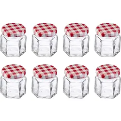 Westmark 6kant Einkochglas 45ml. 8er