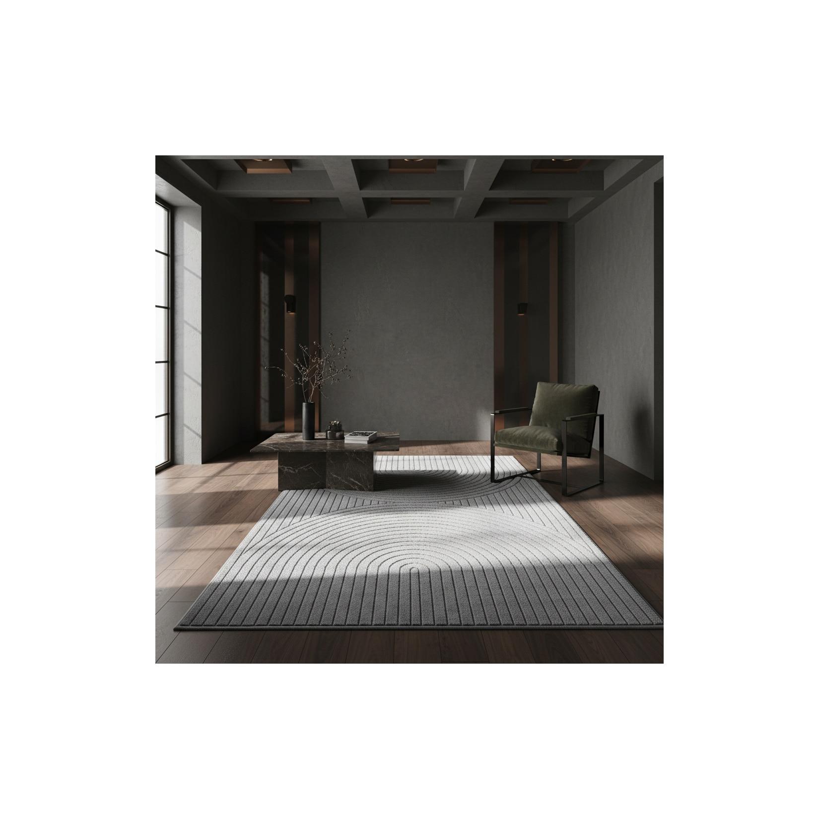 Teppichläufer Outdoor Silbergrau 80x250 cm - ENGADIN Kadima Design