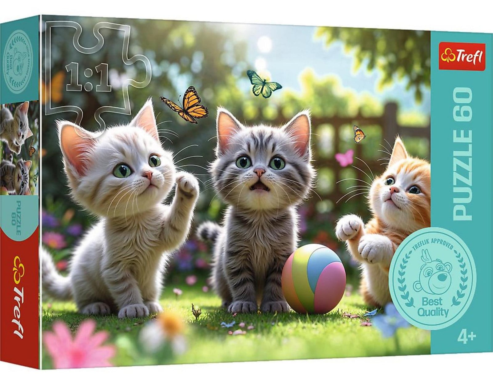 Trefl Puzzel met Kittens 60 Stukjes