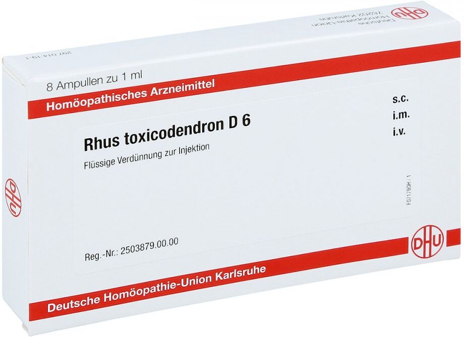 DHU Rhus Toxicodendron D6 Ampullen