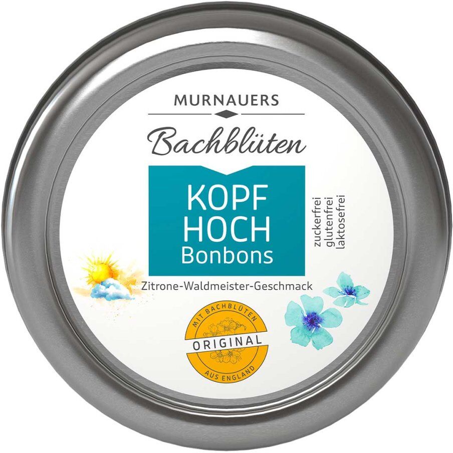 Murnauers Bachblüten Kopf Hoch Bonbons 50g