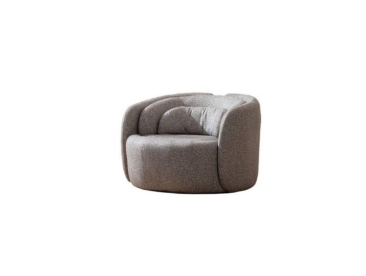 JVmoebel Sessel Lounge Club Sessel Rund in modernem Design mit gemütlichem Polster (Sessel), Made in Europa