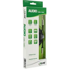 INLINE Slim Audio Kabel Klinke 3,5mm ST/ST, Stereo, 3m