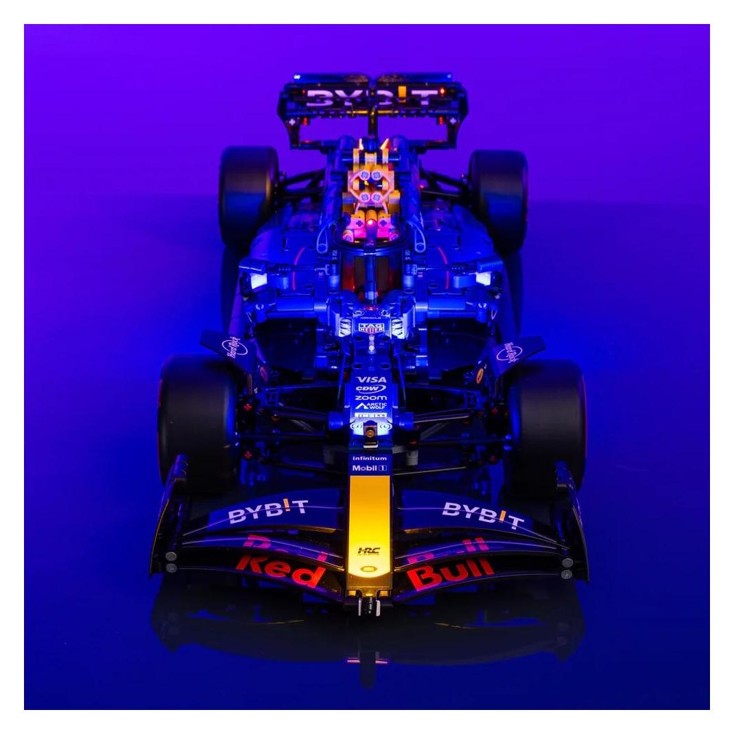 Light my bricks LMB 2.0 LED Licht Set für LEGO 42206 Oracle Red Bull Racing RB20 F1 Rennauto (42206)