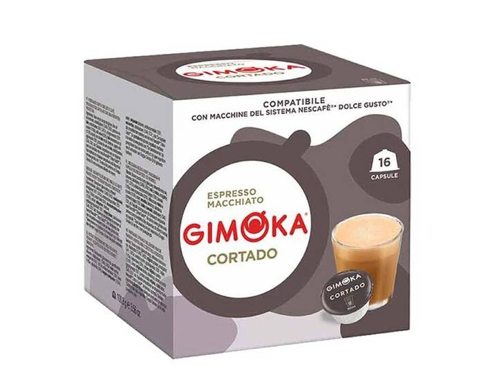 GIMOKA Dolce Gusto Compatible Capsules Cortado 16 capsules 100,8 g