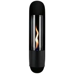 Tenderflame Wandkamin Cycloflame Wall Stahl Black