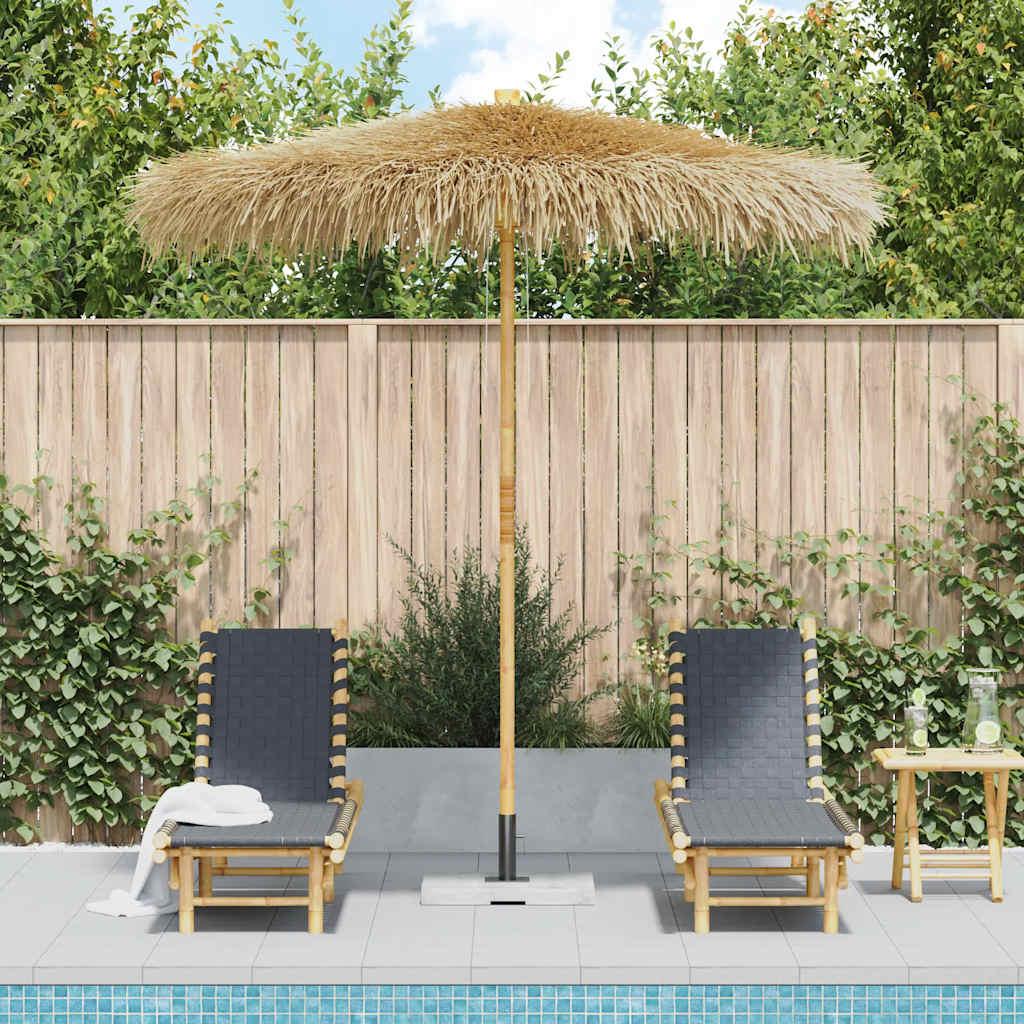 Maison Exclusive - Bambus-Sonnenschirm mit Bananenblatt-Dach 270 cm